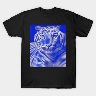 White Tiger from India - White colour T-Shirt